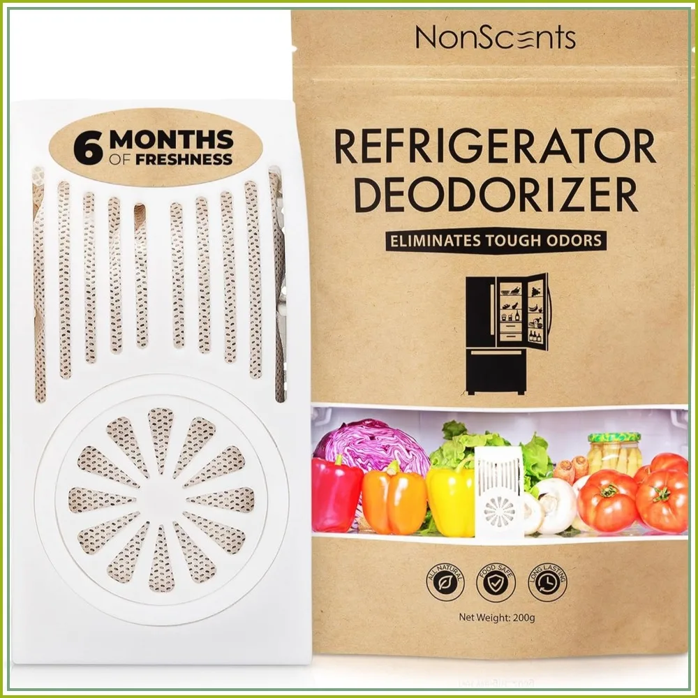 Refrigerator Deodorizer – Odor Eliminator for Fridge & Freezer – Activated Charcoal – Unscented & Long-Lasting
Refrigerator Deodorizer – Odor Eliminator for Fridge & Freezer – Activated Charcoal – Unscented & Long-Lasting