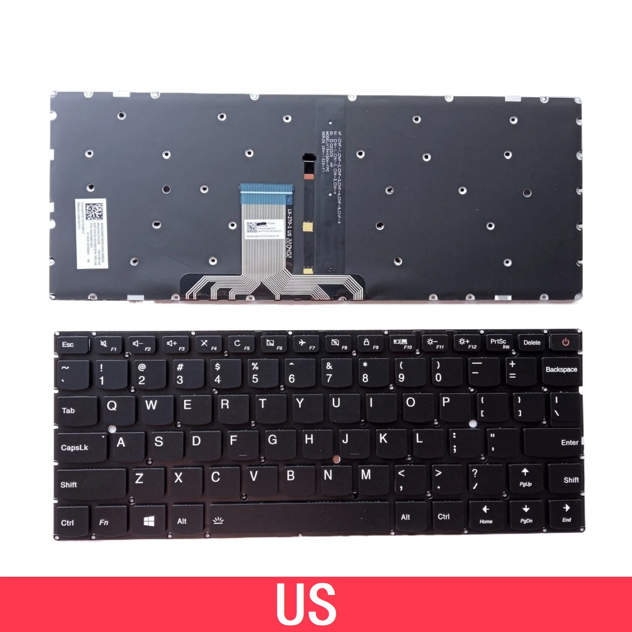 For Lenovo IdeaPad 710S-13 710S-13IKB 710S-13ISK Air 13 Pro 13.3 Laptop Keyboard Replacement US With Backlit PC4SB PM2CB-LA
For Lenovo IdeaPad 710S-13 710S-13IKB 710S-13ISK Air 13 Pro 13.3 Laptop Keyboard Replacement US With Backlit PC4SB PM2CB-LA