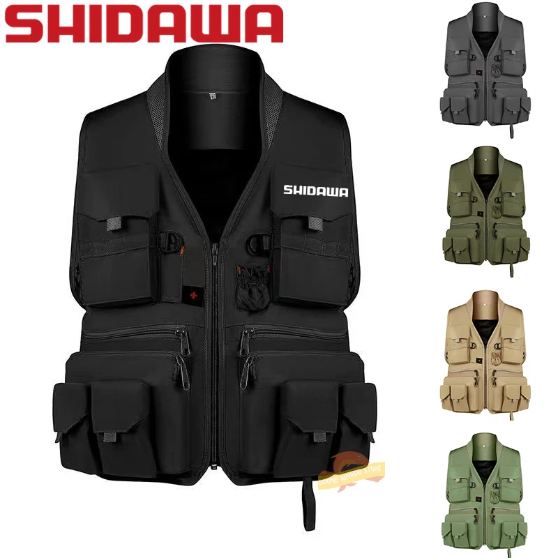 2003 Men Multifunction Quick Dry Breathable Hiking Fishing Vest Mesh Photographer Jacket Outdoor Sports Multiple Pockets Jacket
2003 Men Multifunction Quick Dry Breathable Hiking Fishing Vest Mesh Photographer Jacket Outdoor Sports Multiple Pockets Jacket