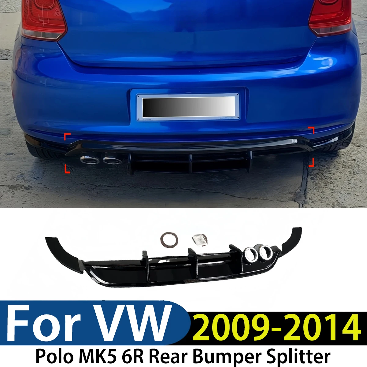 Для VW Polo MK5 6R 2009 2010 2011 2012 2013 2014 задний бампер сплиттер диффузор предварительно подтяжка крышка защитная модификация внешний вид
Для VW Polo MK5 6R 2009 2010 2011 2012 2013 2014 задний бампер сплиттер диффузор предварительно подтяжка крышка защитная модификация внешний вид