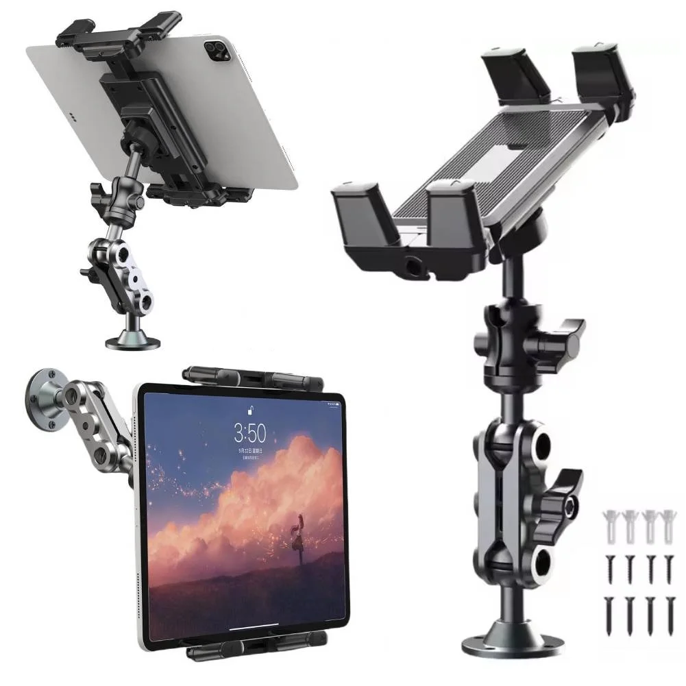 Car Phone Holder Aluminum Heavy Duty Drill Base Tablet Holder 360° Adjustable Long Arm Car Dashboard Phone Mount for 5-15" iPad
Car Phone Holder Aluminum Heavy Duty Drill Base Tablet Holder 360° Adjustable Long Arm Car Dashboard Phone Mount for 5-15" iPad