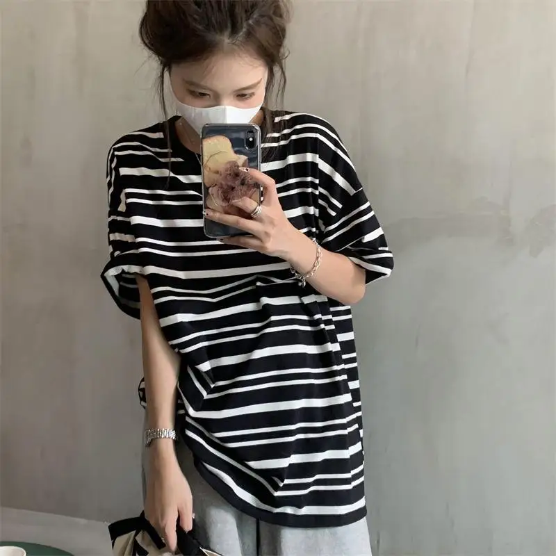 Футболка Bla Stripe ort Sve, женская свободная дизайнерская летняя обычная футболка для девочек, повседневный топ из льняной ткани с принтом
Футболка Bla Stripe ort Sve, женская свободная дизайнерская летняя обычная футболка для девочек, повседневный топ из льняной ткани с принтом