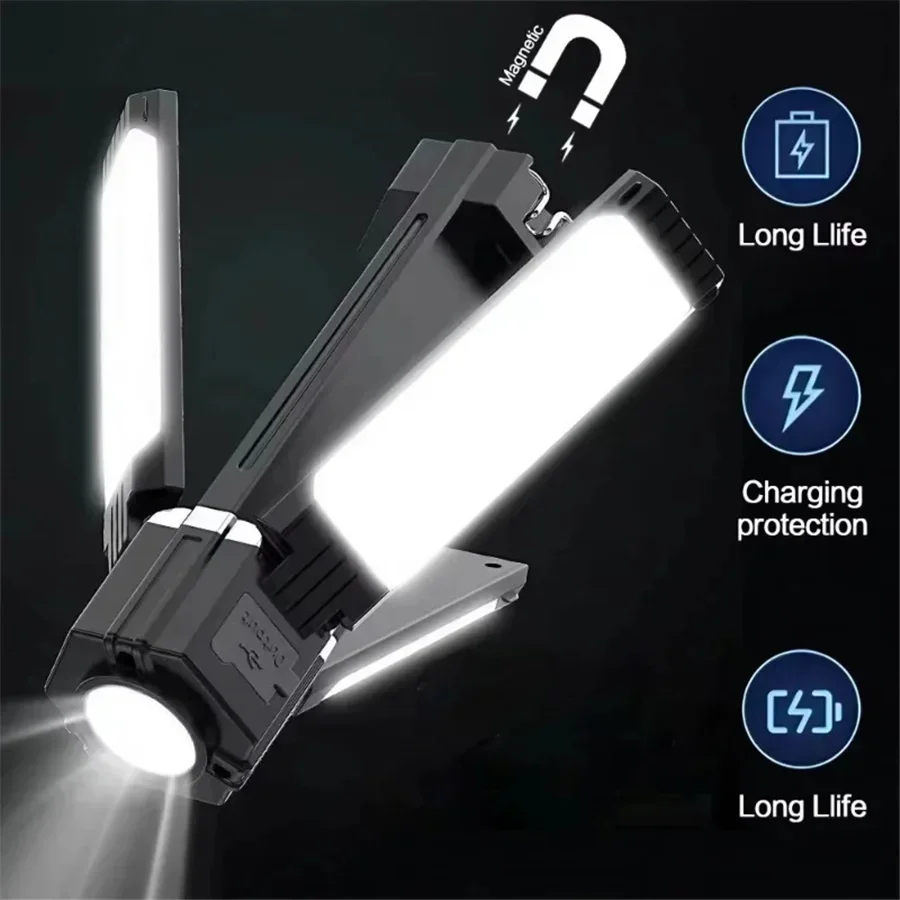 2025 New Multi-functional Led Camping Light Outdoor Foldable Tent Lamp Rechargeable Portable Emergency Flashlight Night Lights
2025 New Multi-functional Led Camping Light Outdoor Foldable Tent Lamp Rechargeable Portable Emergency Flashlight Night Lights
