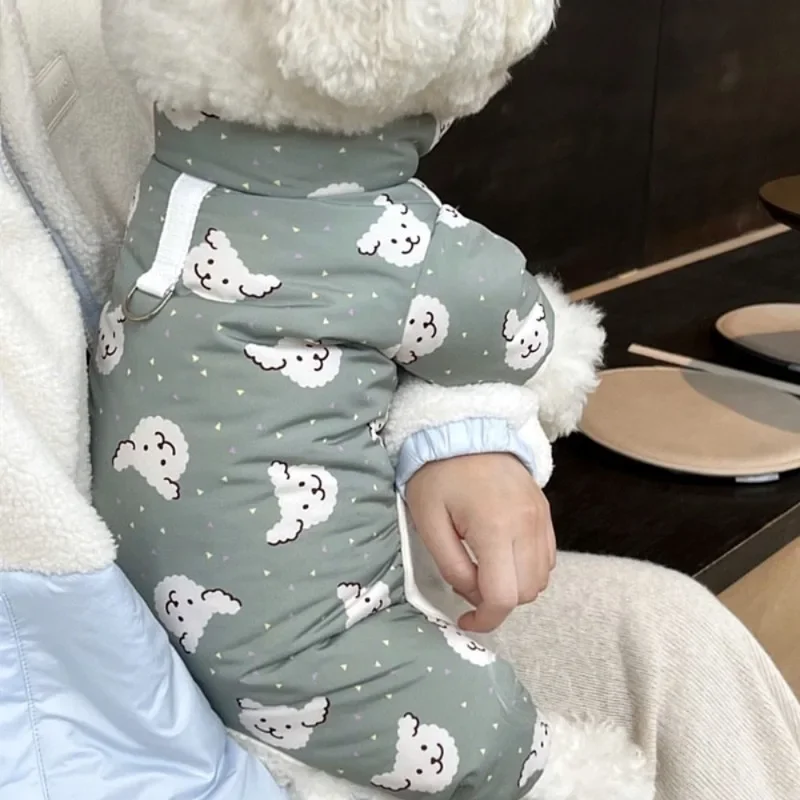 Warm Dog Jumpsuit Clothes Winter Four Legs Fashion Desinger Dog Clothes Pet Cute Catoon Sweater Puppy Pajamas Dog Jackets
Warm Dog Jumpsuit Clothes Winter Four Legs Fashion Desinger Dog Clothes Pet Cute Catoon Sweater Puppy Pajamas Dog Jackets