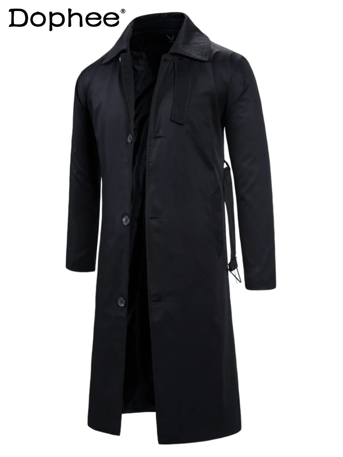 2024 Autumn New Male Thin Chic Trench Simple Men's Long Trench Coats Fashion Trendy Cotton Solid Color Tops Long Sleeve Coat
2024 Autumn New Male Thin Chic Trench Simple Men's Long Trench Coats Fashion Trendy Cotton Solid Color Tops Long Sleeve Coat