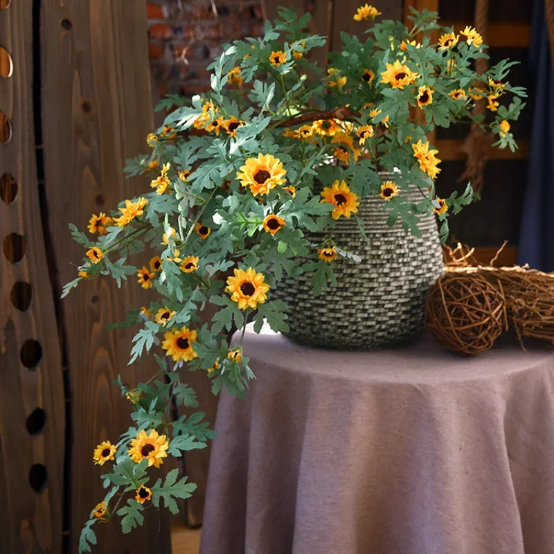 Artificial Sunflower Sun Flower Wall Hanging Rattan Vine Wedding Home Decoration Artificial Flower Sun Flower Wall Hanging
Artificial Sunflower Sun Flower Wall Hanging Rattan Vine Wedding Home Decoration Artificial Flower Sun Flower Wall Hanging