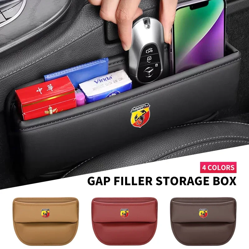 Car Logo Leather Car Seat Gap Storage Box Organizer Bag for abarth 695 595 500 competizione 124 Spider PUNTO Auto Accessories
Car Logo Leather Car Seat Gap Storage Box Organizer Bag for abarth 695 595 500 competizione 124 Spider PUNTO Auto Accessories