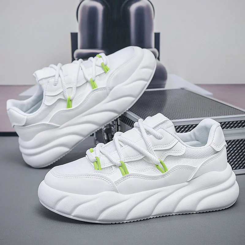 Новые мужские универсальные повседневные кроссовки | Туфли для папы на платформе на толстой подошве | Модные белые массивные кроссовки для занятий спортом и повседневной носки
Новые мужские универсальные повседневные кроссовки | Туфли для папы на платформе на толстой подошве | Модные белые массивные кроссовки для занятий спортом и повседневной носки