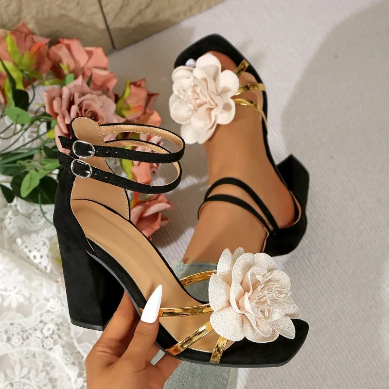 Women Sandals Fashion New Round Toe Elegant Banquet High Heels Sandals Summer Lightweight Sexy Open-toe Fashion Shoes for Women
Women Sandals Fashion New Round Toe Elegant Banquet High Heels Sandals Summer Lightweight Sexy Open-toe Fashion Shoes for Women