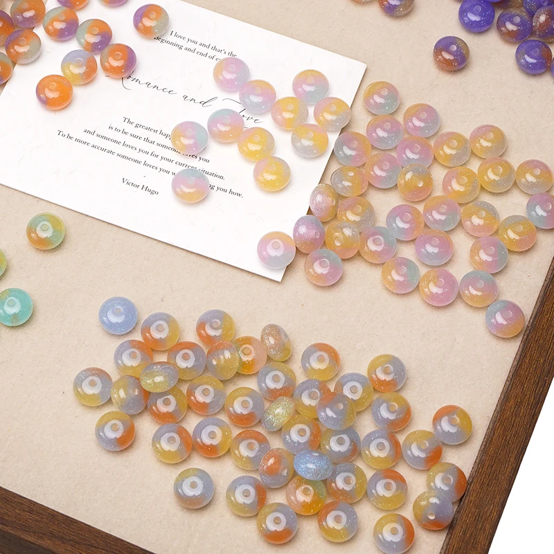 10pcs Fine Flash Resin Abacus Round Loose Spacer Decoration Beads For Jewelry Making DIY Bracelet Necklace Handmade Accessories
10pcs Fine Flash Resin Abacus Round Loose Spacer Decoration Beads For Jewelry Making DIY Bracelet Necklace Handmade Accessories