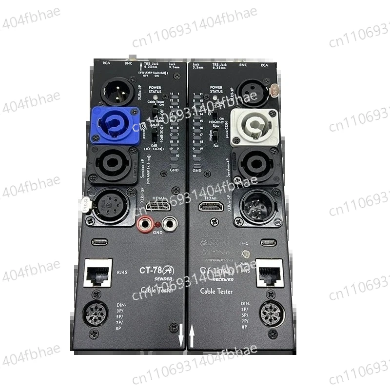Многофункциональный тестер линий связи CT-78, тестер сигнальных линий XLR, автоматический тестер аудиосигналов HDMI, способен измерять 16 типов сигналов.
Многофункциональный тестер линий связи CT-78, тестер сигнальных линий XLR, автоматический тестер аудиосигналов HDMI, способен измерять 16 типов сигналов.