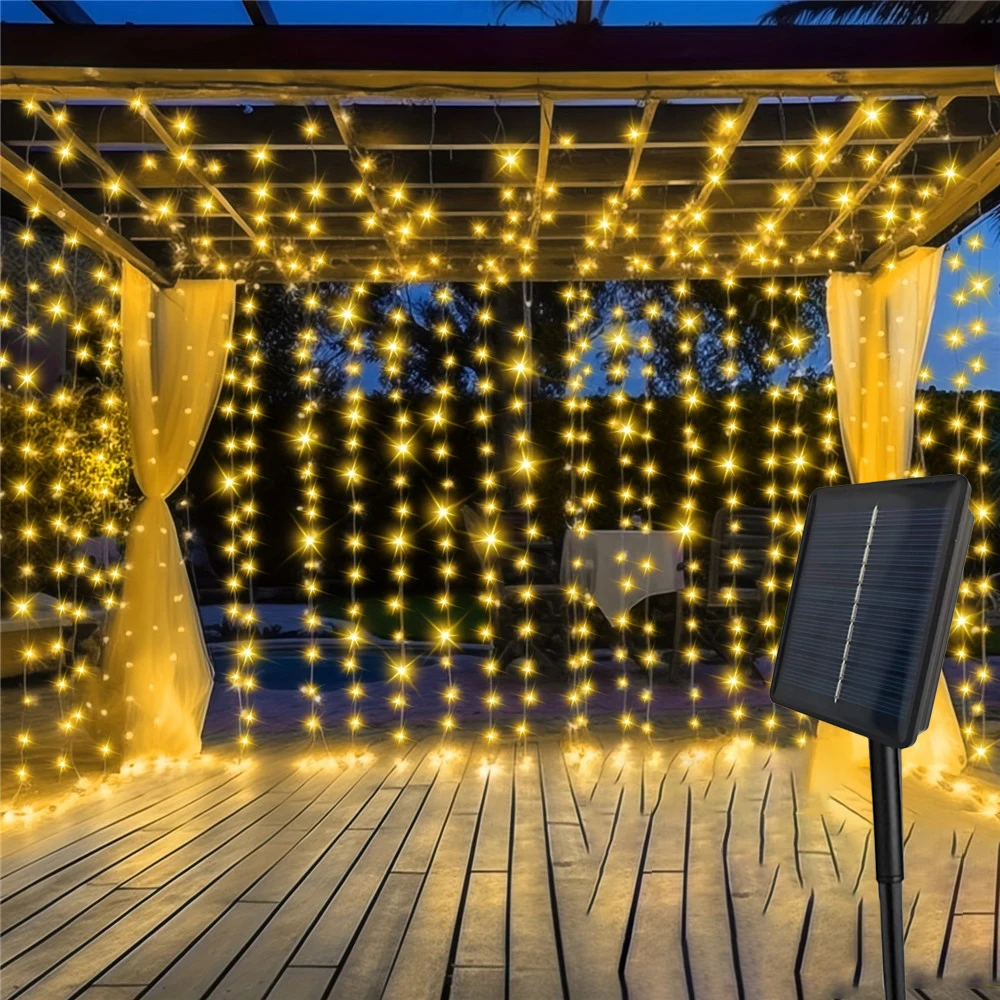 Солнечная гирлянда-штора для улицы, сада, двора, свадьбы, праздников, декоративная подсветка, украшение к празднику Ид Мубарак 2026
Солнечная гирлянда-штора для улицы, сада, двора, свадьбы, праздников, декоративная подсветка, украшение к празднику Ид Мубарак 2026