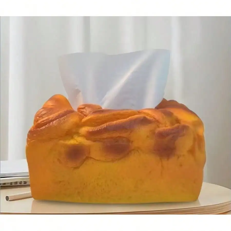 Cute Toast Bread Tissue Box| Simulation Food Design| Multi-Purpose Desktop Organizer For Living Room & Kitchen| Durable PP Material With Smooth Surface| Fits Standard Tissue Boxes| Perfect For Home, Office & Car Use| Nordic-Style Decor
Cute Toast Bread Tissue Box| Simulation Food Design| Multi-Purpose Desktop Organizer For Living Room & Kitchen| Durable PP Material With Smooth Surface| Fits Standard Tissue Boxes| Perfect For Home, Office & Car Use| Nordic-Style Decor