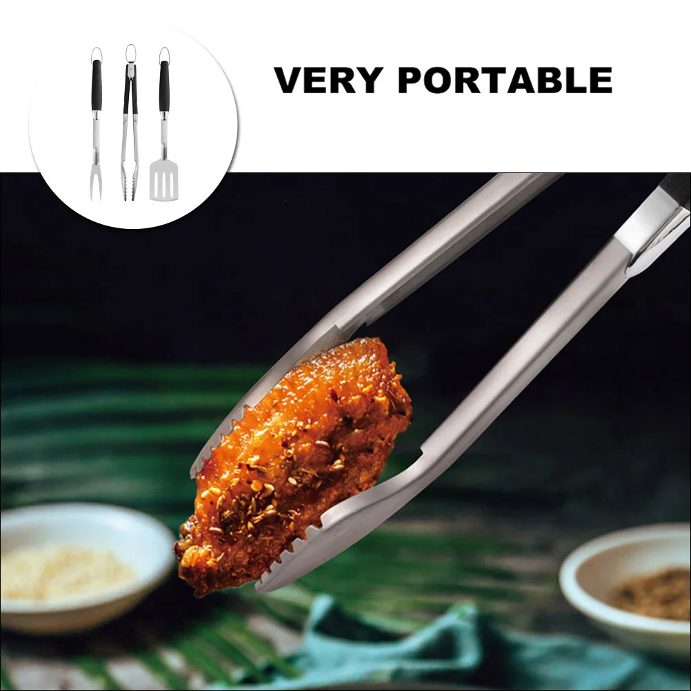 Stainless Steel BBQ Tools Set Shovel Fork Clip Utensils Premium Quality Outdoor Camping Holidays Gifts
Stainless Steel BBQ Tools Set Shovel Fork Clip Utensils Premium Quality Outdoor Camping Holidays Gifts