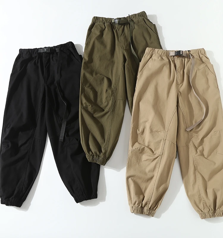 Washed Pure Cotton Men's Casual Pants Spring Autumn Loose Fit Youthful Trendy Long Trousers Workwear Pants with Cuffed Bottom
Washed Pure Cotton Men's Casual Pants Spring Autumn Loose Fit Youthful Trendy Long Trousers Workwear Pants with Cuffed Bottom
