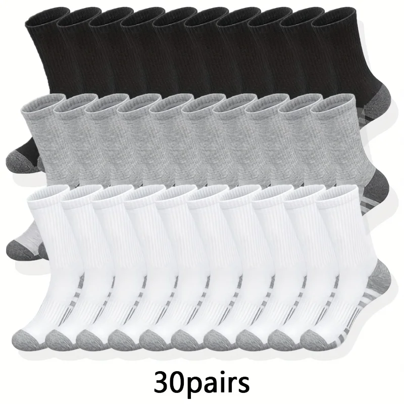 10/20/30 Pairs Men's Classic Crew Socks Unisex Sports Socks for Men Running Basketball Anti-slip Socks Outdoor All Seasons
10/20/30 Pairs Men's Classic Crew Socks Unisex Sports Socks for Men Running Basketball Anti-slip Socks Outdoor All Seasons