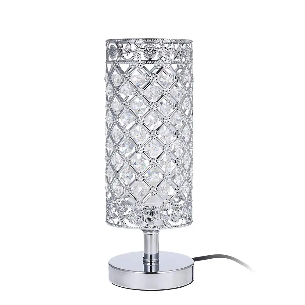 Crystal Table Lamps Silver Bedside Nightstand Lamp Desk Lamp For Living Room Bedroom Decorative Dining Room Kitchen Table Lamps
Crystal Table Lamps Silver Bedside Nightstand Lamp Desk Lamp For Living Room Bedroom Decorative Dining Room Kitchen Table Lamps