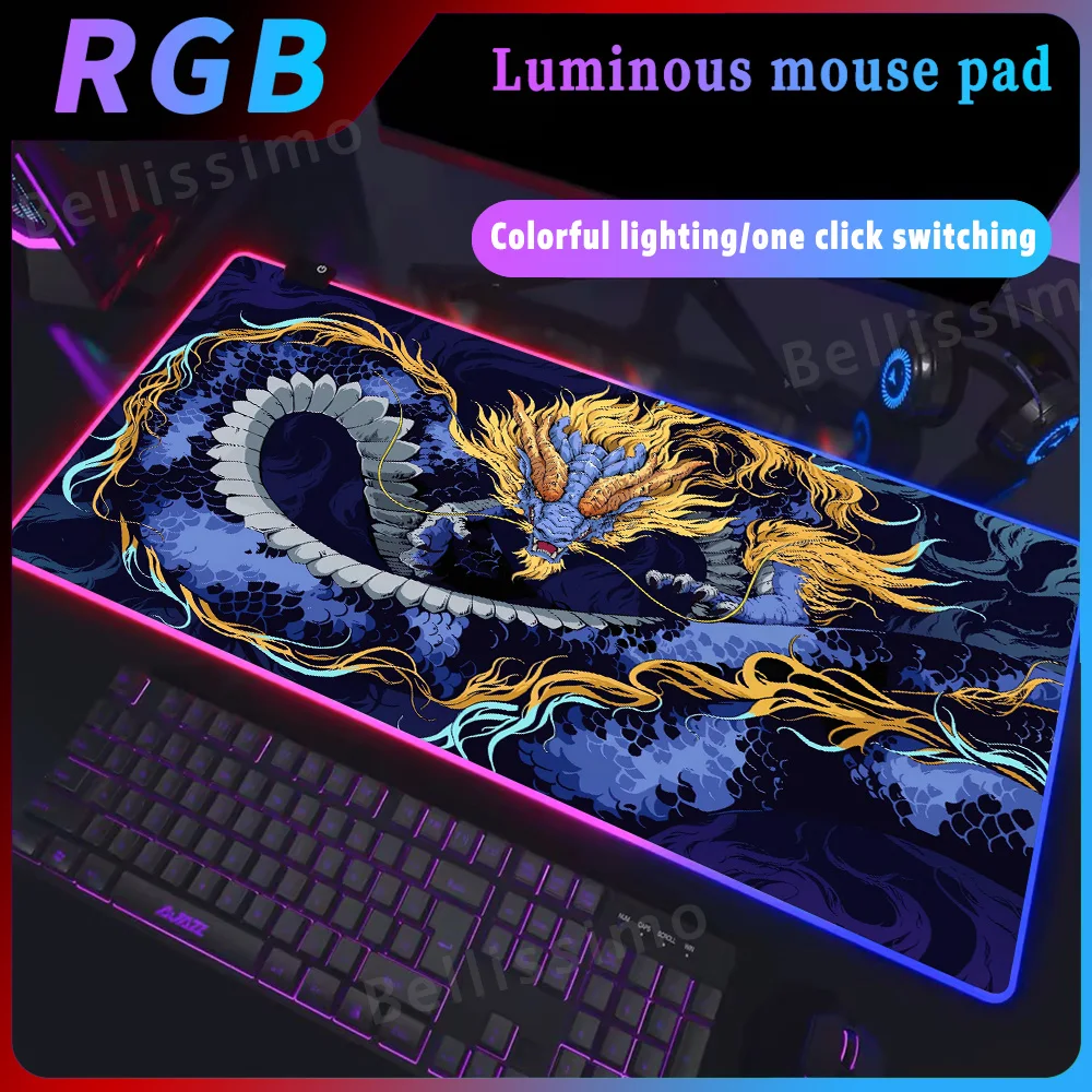 RGB Chinese Dragon Mousepad Large Keyboard Mouse Mats XXL Game Mouse Pad Gaming Accessories PC Gamer Laptop Extended Desk Mat
RGB Chinese Dragon Mousepad Large Keyboard Mouse Mats XXL Game Mouse Pad Gaming Accessories PC Gamer Laptop Extended Desk Mat