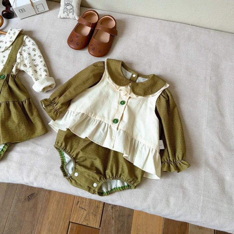 Babys Rompers Clothes Autumn Outfit Set Baby 2024 New Super Cute Princess Spring and Autumn Two Piece Sets Rompers
Babys Rompers Clothes Autumn Outfit Set Baby 2024 New Super Cute Princess Spring and Autumn Two Piece Sets Rompers
