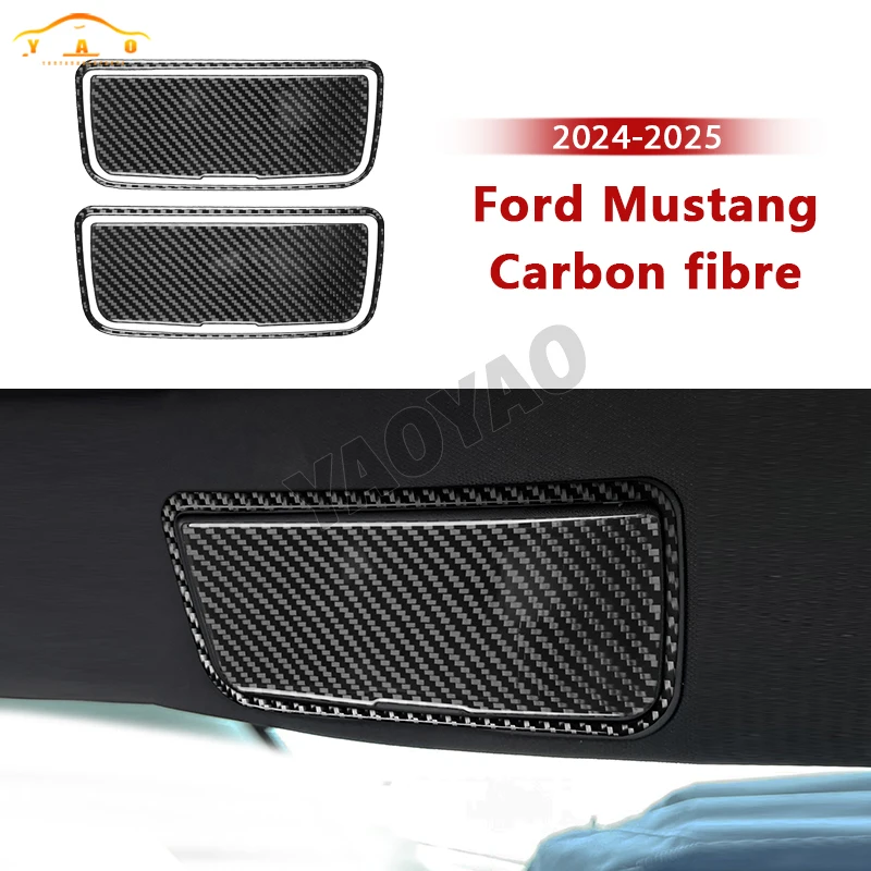 Carbon Fiber For Ford Mustang GT 2024 2025 Front Roof Cosmetic Mirror Panel Cover Decoration Sticker Car Interior Accessories
Carbon Fiber For Ford Mustang GT 2024 2025 Front Roof Cosmetic Mirror Panel Cover Decoration Sticker Car Interior Accessories