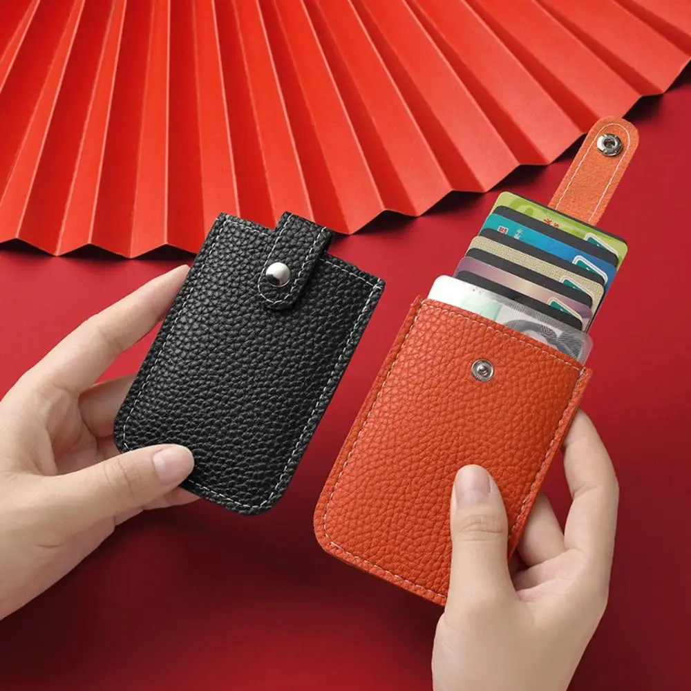 Fashion Pull-out Type Lichee Pattern Card Bag Korean Style PU Leather Short Wallet Card Pocket Clutch Bag Card Holders
Fashion Pull-out Type Lichee Pattern Card Bag Korean Style PU Leather Short Wallet Card Pocket Clutch Bag Card Holders