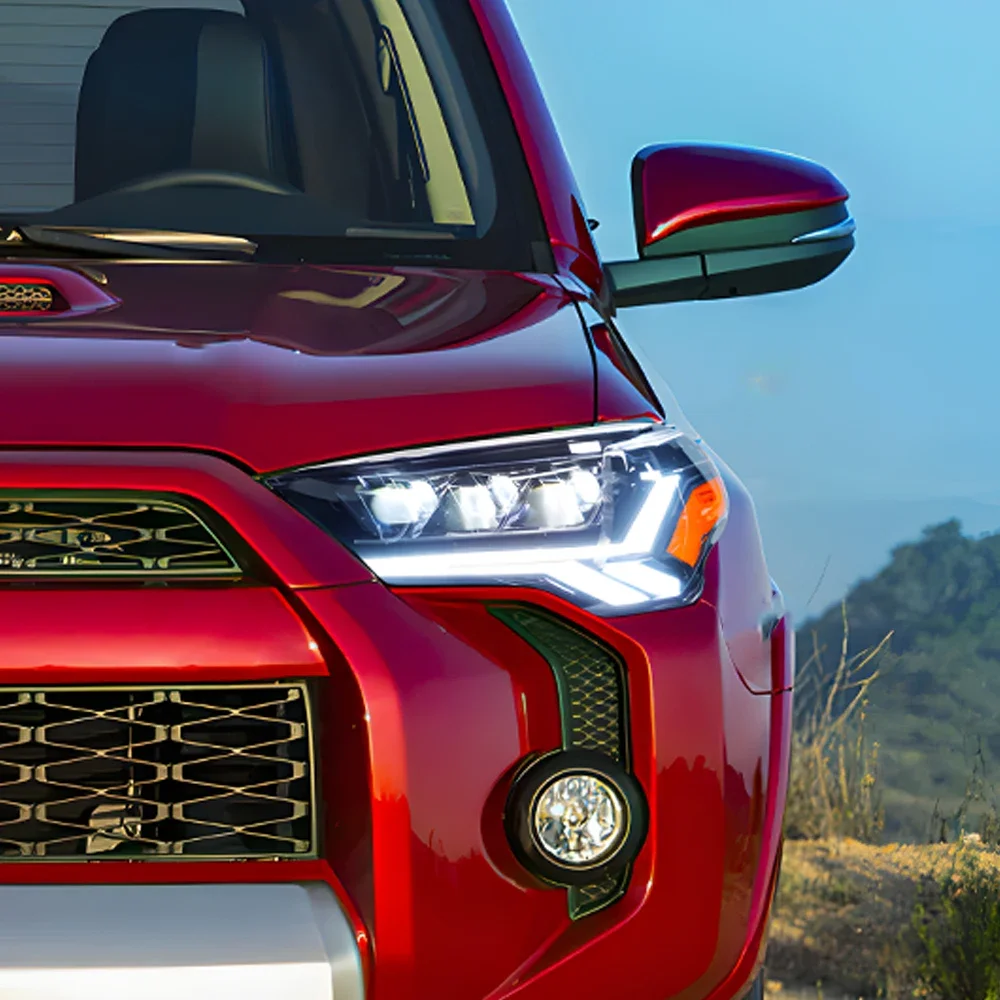 Автомобильные фары для Toyota 4Runner 2014-2021, высококачественные светодиодные передние фары автомобиля в сборе, обновление, аксессуары с тремя линзами проектора
Автомобильные фары для Toyota 4Runner 2014-2021, высококачественные светодиодные передние фары автомобиля в сборе, обновление, аксессуары с тремя линзами проектора