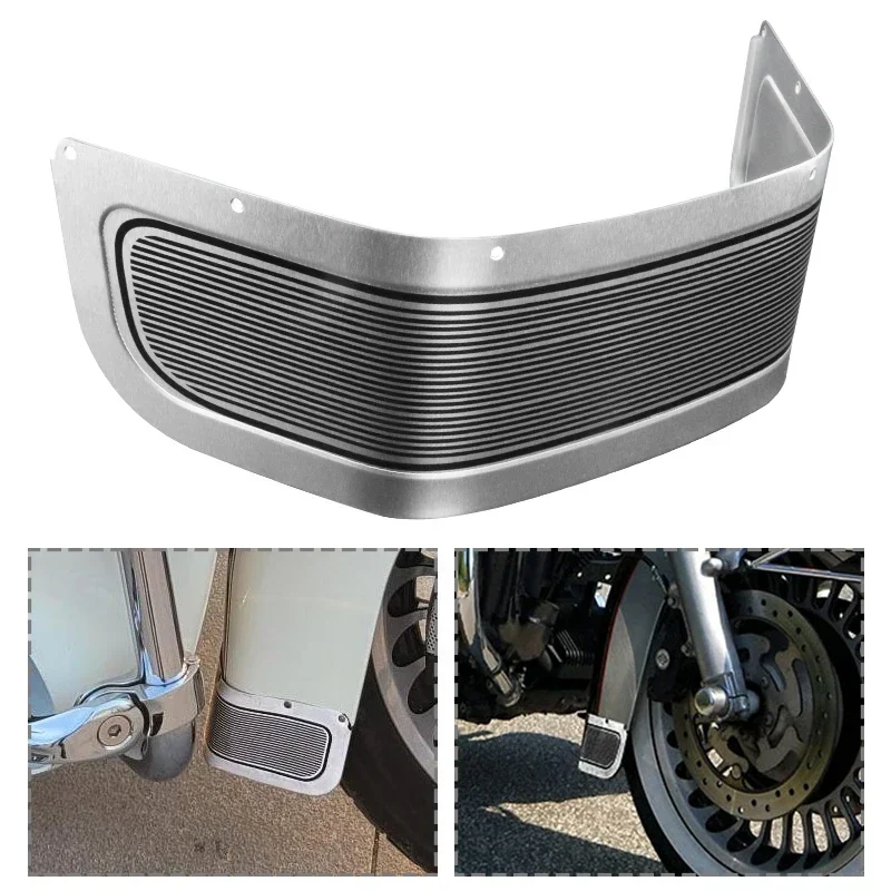 Chrome Motorcycle Front Fender Trim Skirt Cover Accessories For Harley Touring Electra Road Glide Road King FLHR FLHTK 14-22
Chrome Motorcycle Front Fender Trim Skirt Cover Accessories For Harley Touring Electra Road Glide Road King FLHR FLHTK 14-22