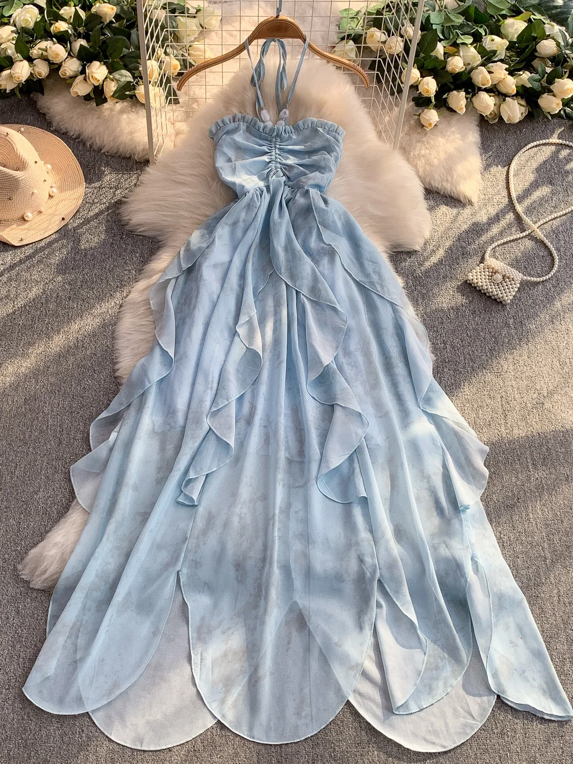Ele Vaion Sle Off-oulder Long Dr Women's Beautiful Ne Hanging Dr Summer Amazing Aosphere Lace Trim Skirt
Ele Vaion Sle Off-oulder Long Dr Women's Beautiful Ne Hanging Dr Summer Amazing Aosphere Lace Trim Skirt