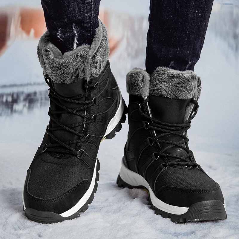 Men's Women's Couples Winter Plush Anti-slip Shoes Casual Outdoor Long Snow Boots
Men's Women's Couples Winter Plush Anti-slip Shoes Casual Outdoor Long Snow Boots