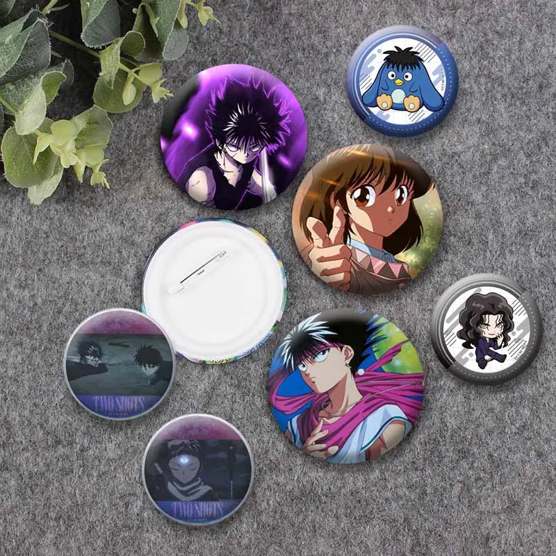 Anime YuYu Hakusho Yusuke Urameshi Kurama Hiei Lapel Pins Badge Cartoon Character Button Brooch Cosplay Jewelry Accessories Bag
Anime YuYu Hakusho Yusuke Urameshi Kurama Hiei Lapel Pins Badge Cartoon Character Button Brooch Cosplay Jewelry Accessories Bag