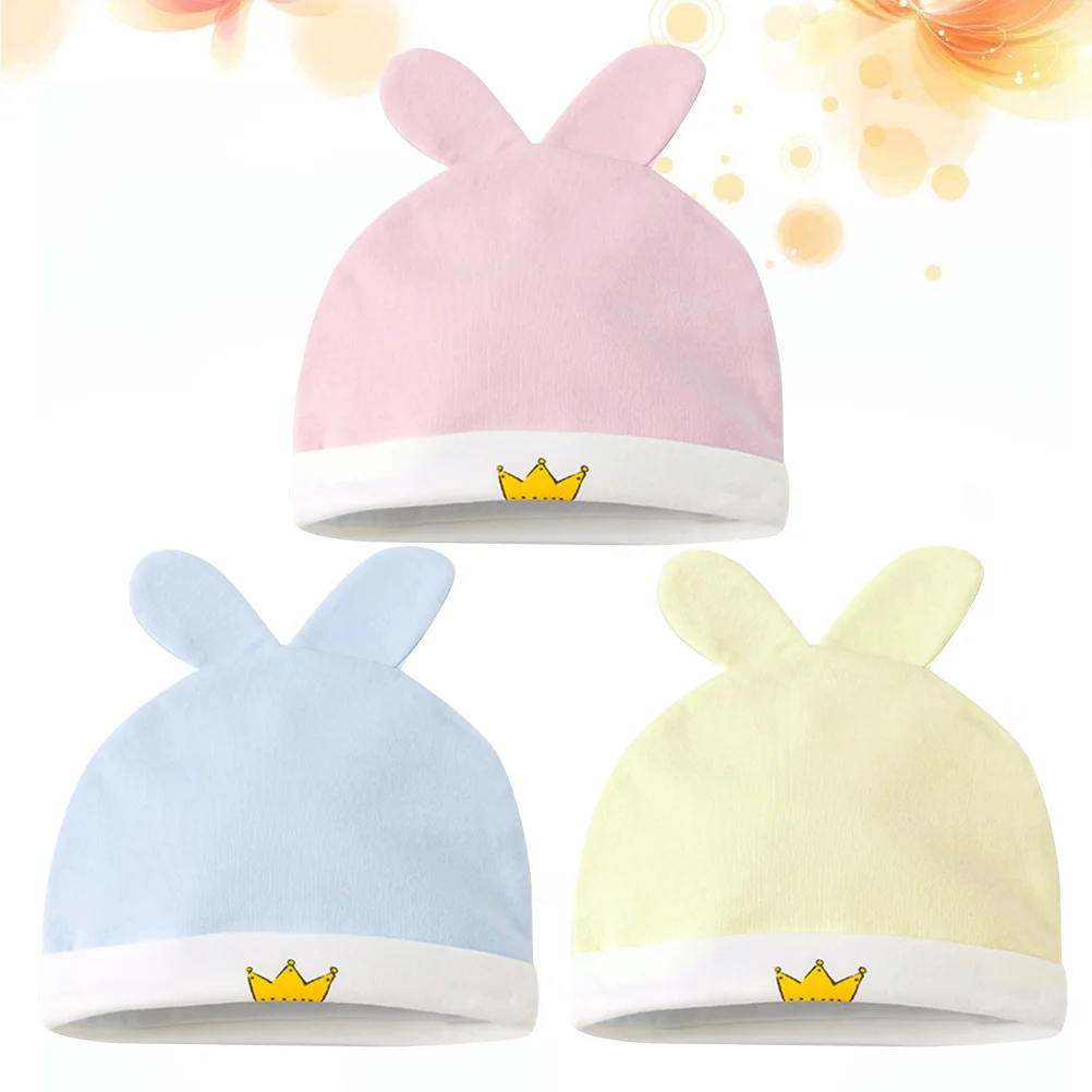 3 Pcs Hat Spring Summer Baby Hat Newborn for 1-3 Months Children (Pink/Blue/Yellow) newborn cap
3 Pcs Hat Spring Summer Baby Hat Newborn for 1-3 Months Children (Pink/Blue/Yellow) newborn cap