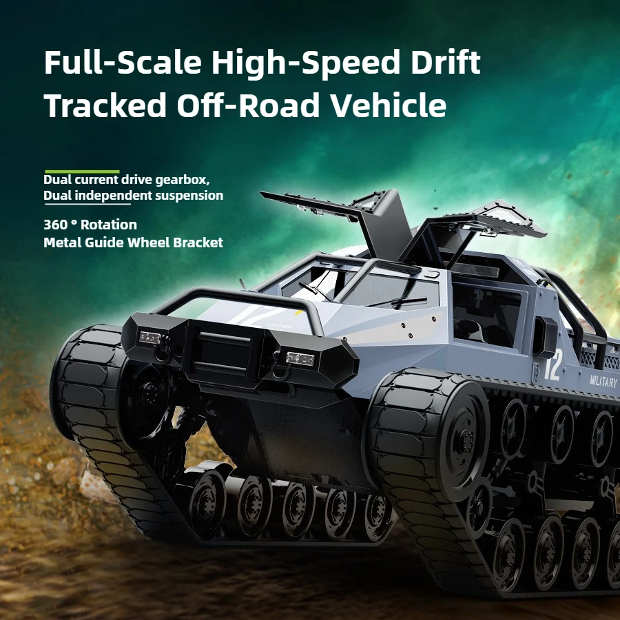 JJRC C8812 RC Off-road Car MAX Full-scale High-speed Drift Trail Tank Truck Electric Remote Control Model Off-road Vehicle Gift
JJRC C8812 RC Off-road Car MAX Full-scale High-speed Drift Trail Tank Truck Electric Remote Control Model Off-road Vehicle Gift