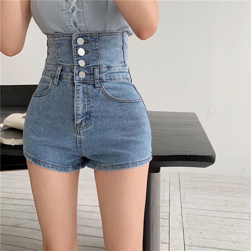 2022 Summer Super Sexy Women Denim Shorts Withstraps Stretch Denim Short Ladies Buttocks Slim Tight Denim Pants Hot
2022 Summer Super Sexy Women Denim Shorts Withstraps Stretch Denim Short Ladies Buttocks Slim Tight Denim Pants Hot