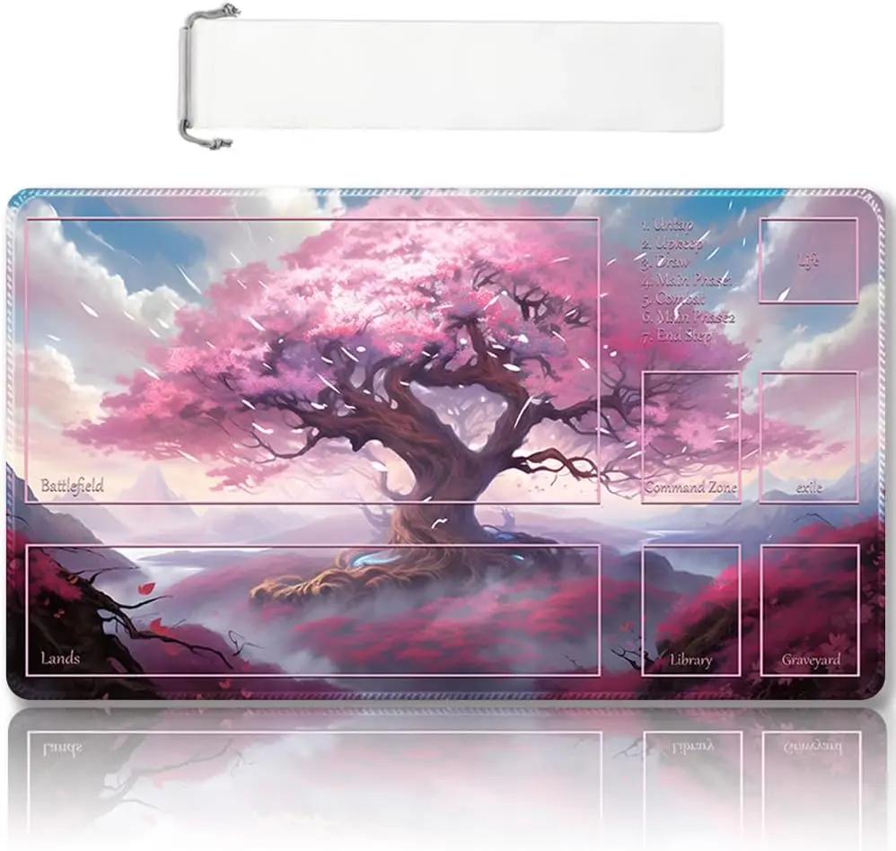Premium Stitched MTG Playmat with Zones and Non-Slip Rubber Backing - TCG Play Mat for MTG and Other Card Games - Colorful Desig
Premium Stitched MTG Playmat with Zones and Non-Slip Rubber Backing - TCG Play Mat for MTG and Other Card Games - Colorful Desig