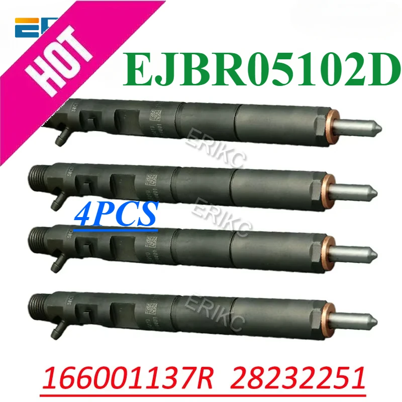 4PCS EJBR05102D Euro 4 Diesel Injector Nozzle 5102D Fuel Sprayer Injection 28232251 166001137R For RENAULT DACIA LOGAN R05102D
4PCS EJBR05102D Euro 4 Diesel Injector Nozzle 5102D Fuel Sprayer Injection 28232251 166001137R For RENAULT DACIA LOGAN R05102D