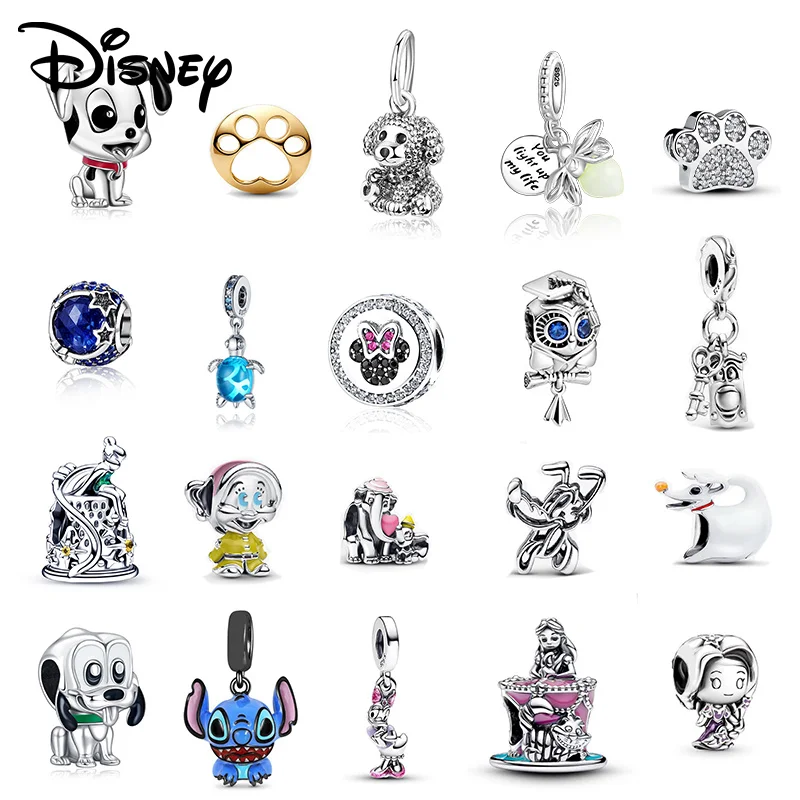 Disney 925 Silver Cute Animal Series Pendant Beads DIY Bracelet Necklace High Quality Fashion Jewelry Gift
Disney 925 Silver Cute Animal Series Pendant Beads DIY Bracelet Necklace High Quality Fashion Jewelry Gift