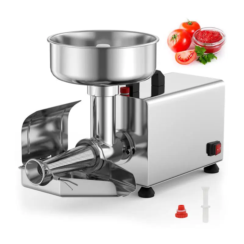 450W Electric Tomato Strainer Commercial Grade Food Mill Stainless Steel Sauce Maker
450W Electric Tomato Strainer Commercial Grade Food Mill Stainless Steel Sauce Maker