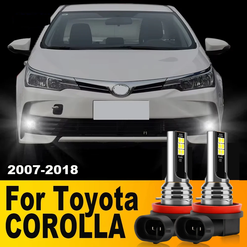 2Pcs LED Lamp Car Front Fog Light Accessories 12V For Toyota COROLLA 2007 2008 2009 2010 2011 2012 2013 2014 2015 2016 2017 2018
2Pcs LED Lamp Car Front Fog Light Accessories 12V For Toyota COROLLA 2007 2008 2009 2010 2011 2012 2013 2014 2015 2016 2017 2018