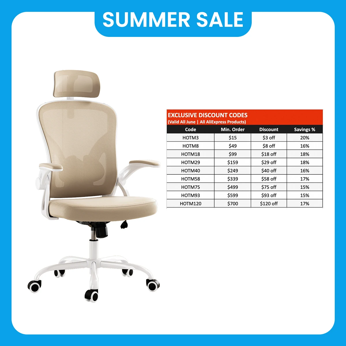 Ergonomic Office Chair, Home Office Desk Chair with Headrest, High Back Computer Chair
Ergonomic Office Chair, Home Office Desk Chair with Headrest, High Back Computer Chair