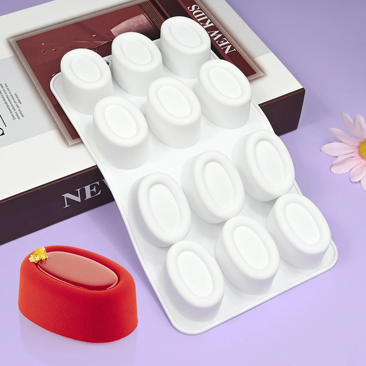 Mousse Silicone Mold Silicone Oval Silicone 3D Baking Mousse Cake Mold Dessert Molds DIY Aromatherapy Candle Plaster Mould
Mousse Silicone Mold Silicone Oval Silicone 3D Baking Mousse Cake Mold Dessert Molds DIY Aromatherapy Candle Plaster Mould