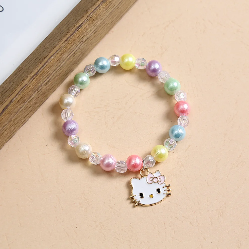 10PCS Kawaii Hello Kitty Anime Bracelet Sanrio Color Beaded Children's Bracelet Jewelry Girls Gift
10PCS Kawaii Hello Kitty Anime Bracelet Sanrio Color Beaded Children's Bracelet Jewelry Girls Gift