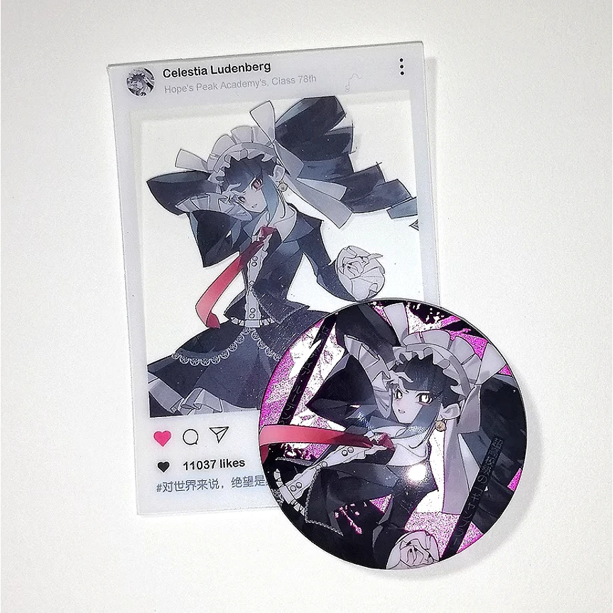Anime Danganronpa Mioda Ibuki Kirigiri Kyoko Yasuhiro Taeko Toko Fukawa Kazuichi Souda Cosplay Badge Transcard Card Mascot Gift
Anime Danganronpa Mioda Ibuki Kirigiri Kyoko Yasuhiro Taeko Toko Fukawa Kazuichi Souda Cosplay Badge Transcard Card Mascot Gift