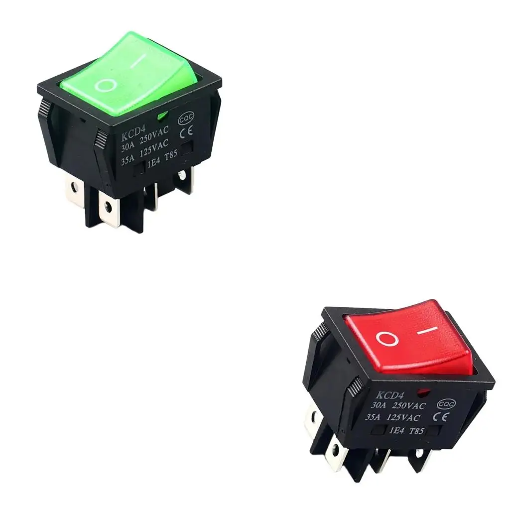 Автомобильные кулисные тумблеры 30A 250VAC Кулисные переключатели со светодиодной подсветкой 6-контактный
Автомобильные кулисные тумблеры 30A 250VAC Кулисные переключатели со светодиодной подсветкой 6-контактный