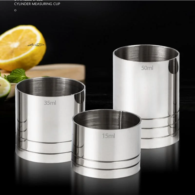 Stainless Steel Measuring Cup Cylindrical 25/35/50ml Cocktail Ounce Jigger - Wine Drink Measurer Bartending Bottle Bar Accessori
Stainless Steel Measuring Cup Cylindrical 25/35/50ml Cocktail Ounce Jigger - Wine Drink Measurer Bartending Bottle Bar Accessori