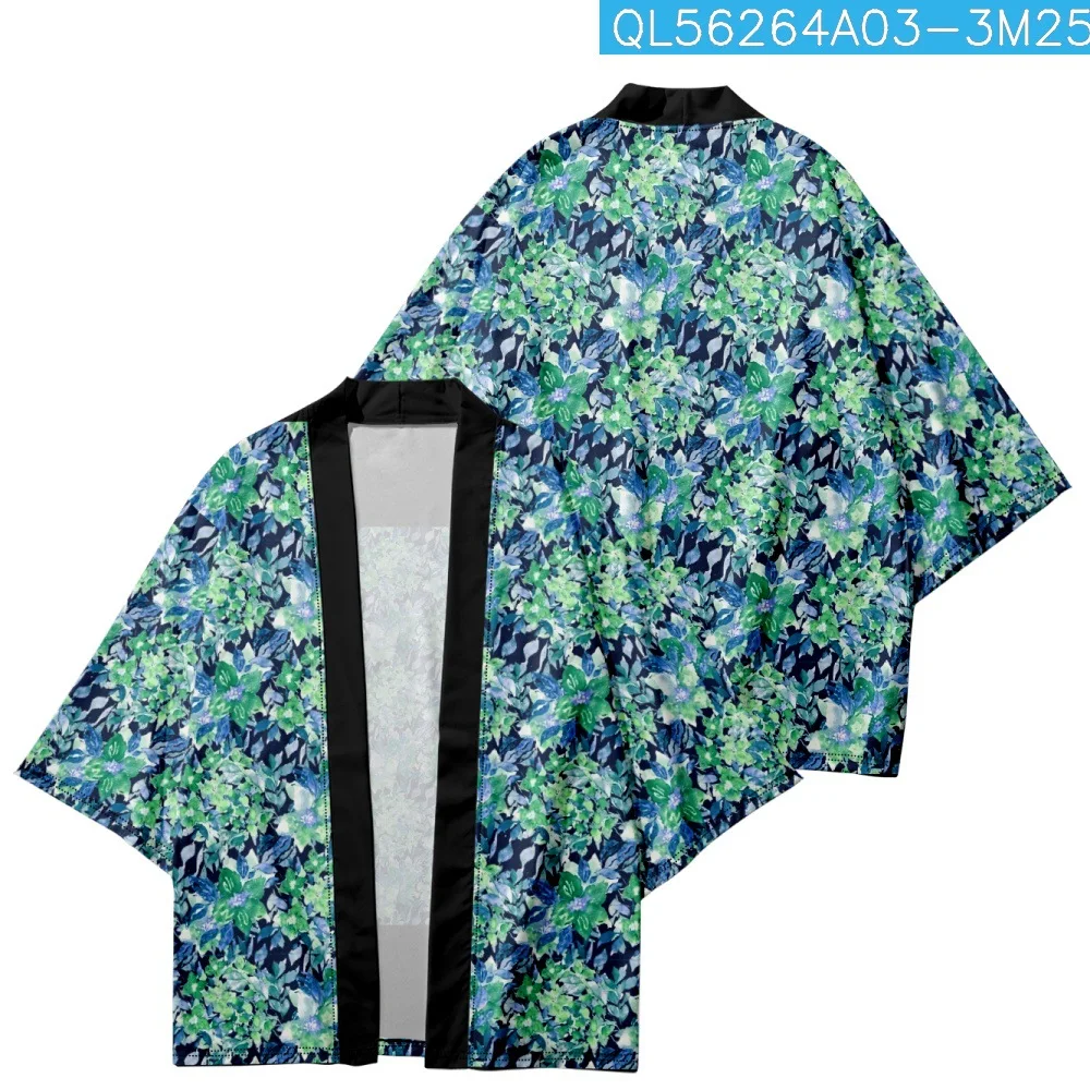 Man Jacket Obi Japanese Floral Print Cardigan Haori Yukata Kimono Samurai Harajuku Streetwear Clothing
Man Jacket Obi Japanese Floral Print Cardigan Haori Yukata Kimono Samurai Harajuku Streetwear Clothing