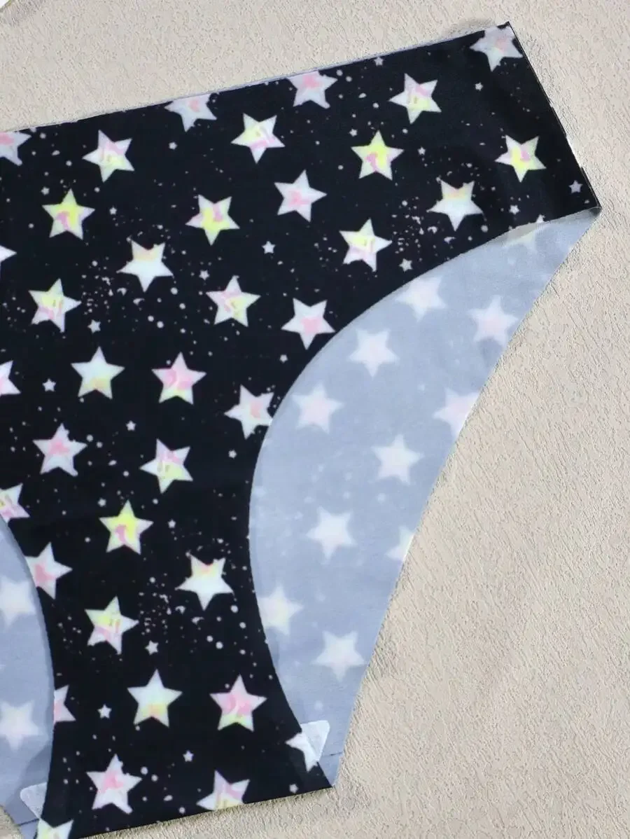 Women Seamless Breathable Ice Silk Touch Star Print Panties
Women Seamless Breathable Ice Silk Touch Star Print Panties