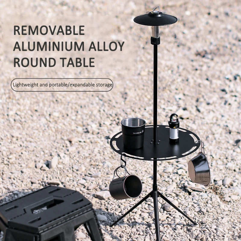 Camping Table Outdoor Folding Picnic Table Round Aluminum Alloy Dining Table With Tripod Storage Bag Camping Side Table
Camping Table Outdoor Folding Picnic Table Round Aluminum Alloy Dining Table With Tripod Storage Bag Camping Side Table