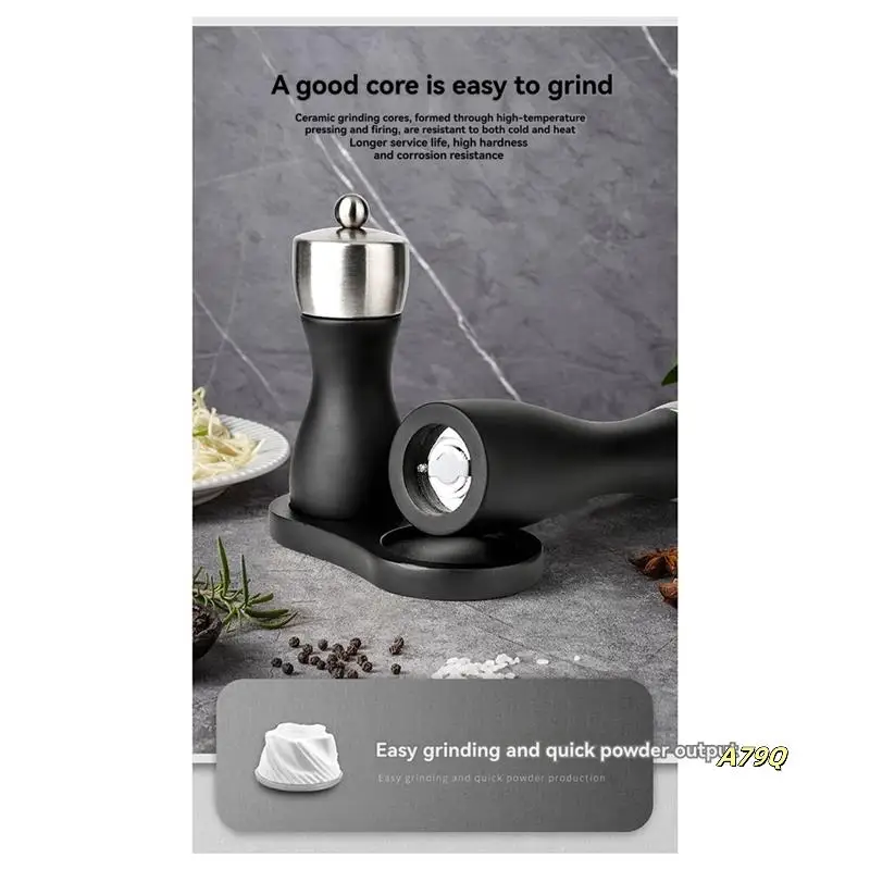 Stainless Steel Metal Head Manual Pepper Grinder With Core Kitchen Tools For Pepper Grinding
Stainless Steel Metal Head Manual Pepper Grinder With Core Kitchen Tools For Pepper Grinding