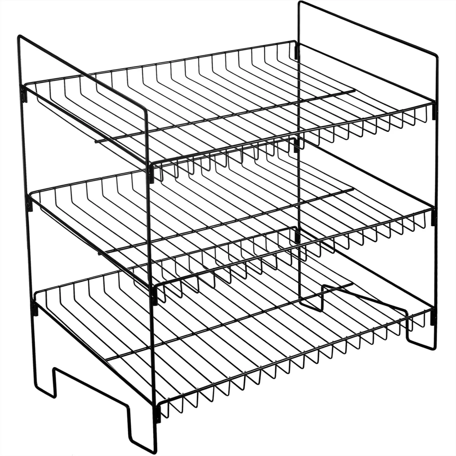 3 Tier Snack Basket, 24 x 14.9 x 23.2 Inch Candy Display Rack, Metal Wire Countertop Organizer for Office, Pantry, Kitchen
3 Tier Snack Basket, 24 x 14.9 x 23.2 Inch Candy Display Rack, Metal Wire Countertop Organizer for Office, Pantry, Kitchen