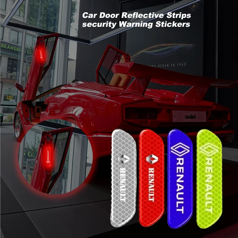 Warning Mark Reflective Tape Night Visibility Auto Safety Prompt Decals Car Door Stickers For Renault Clio Captur Megane Twingo
Warning Mark Reflective Tape Night Visibility Auto Safety Prompt Decals Car Door Stickers For Renault Clio Captur Megane Twingo
